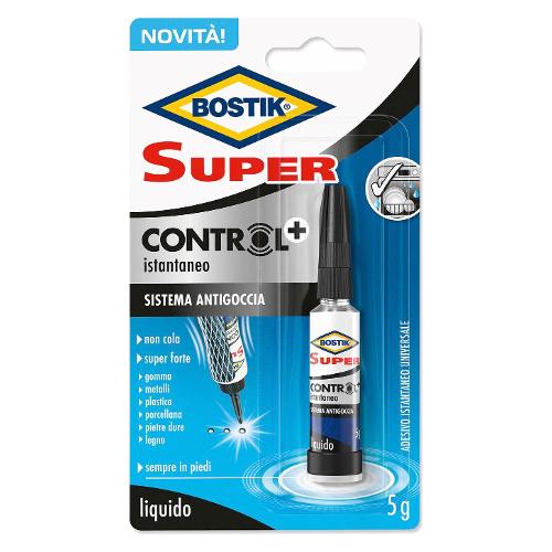Uhu Bostik Collante istantaneo universale Super Control Trasparente tubetto 5 gr D2718
