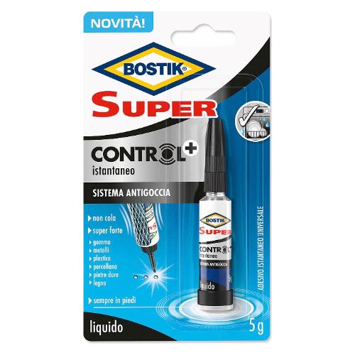 Collante istantaneo universale Super Control Trasparente tubetto 5 gr D2718