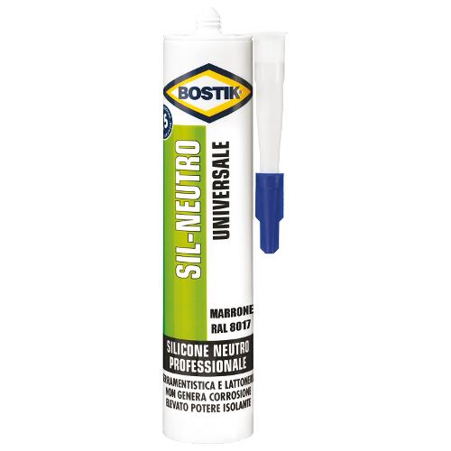 Uhu Bostik Silicone neutro Universale marrone tubo cartuccia 300 ml D2664