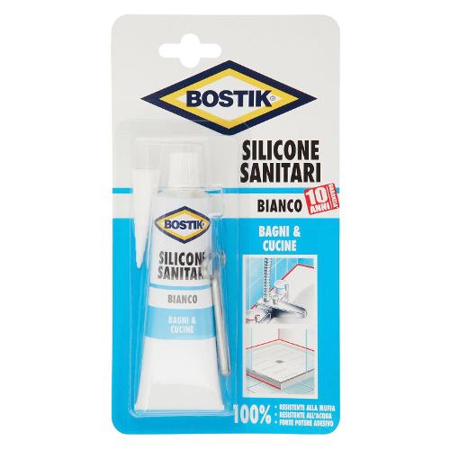 Uhu Bostik Silicone acetico Sanitari bianco tubetto 60 ml D2477