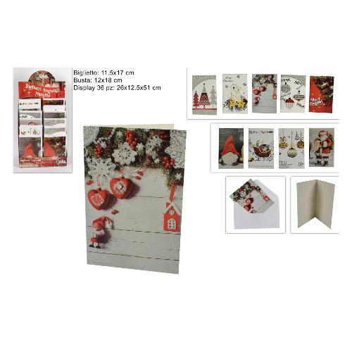 Due Esse Christmas Biglietto auguri Natale Assortito XNA17006361