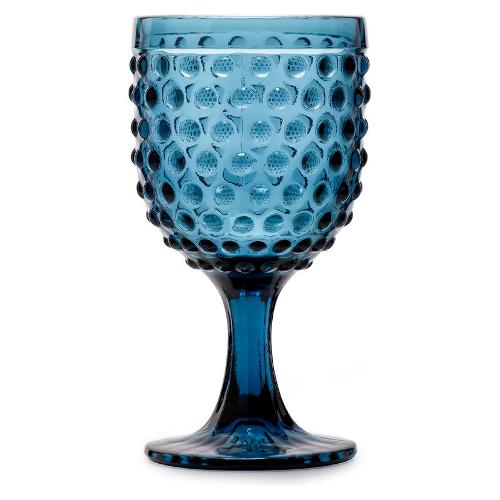 Fade Set calici Vino 6 pz Vetro (300ml) IBIZA SUMMER Blu 56570
