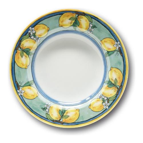 Saturnia Piatto fondo Porcellana (23cm) ISCHIA Decoro limoni 14003 ZLEM
