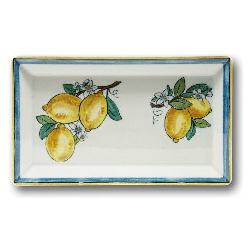 Saturnia Piatto portata Porcellana (29x17,5cm) ISCHIA Decoro limoni 24524 ZLEM