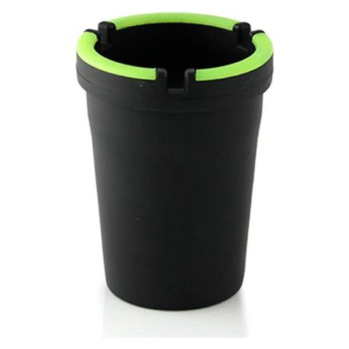 Cme Posacenere (8x11cm) autoestinguente Nero e Verde fluo