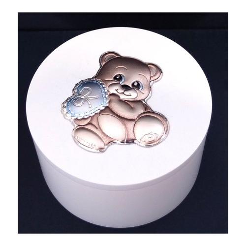 Geo's Cofanetto ORSETTO Azzurro (10 cm) 4006 17