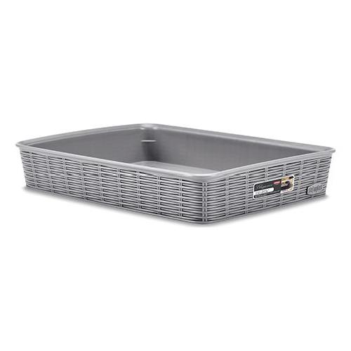 Stefanplast Cestino ELEGANCE Grigio pietra (35x26x6cm) 30960