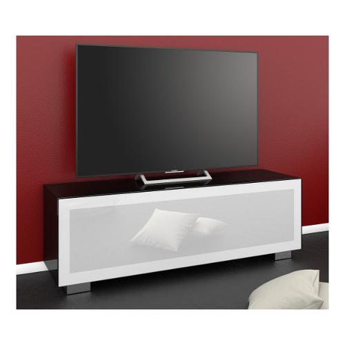Munari MAGIC Porta tv Nero e Bianco lucido (150x45x51cm)