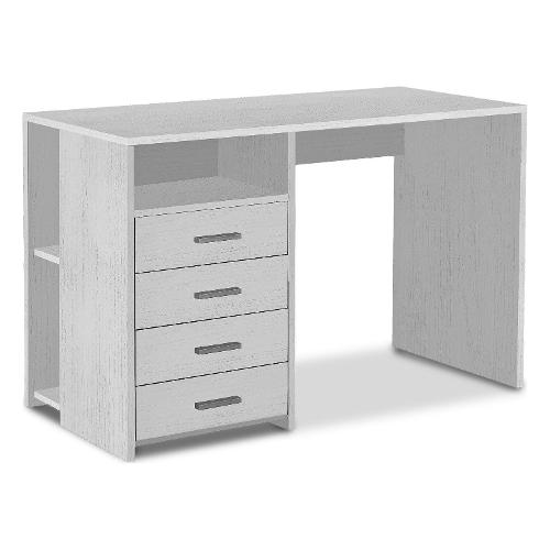 Sarmog QUADRANTE 719k Scrivania Bianco fiammato (120cm) Mobile KIT