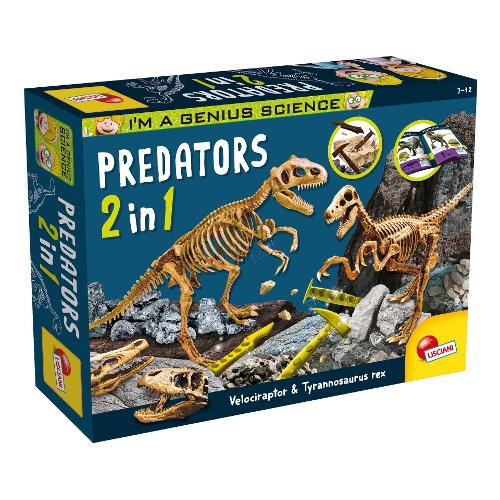 Lisciani Gioco educativo Predatori 2 in 1 I'M A GENIUS 95421