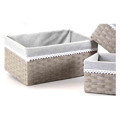 Gicos Cestino Grigio (35x25x16cm) 722653