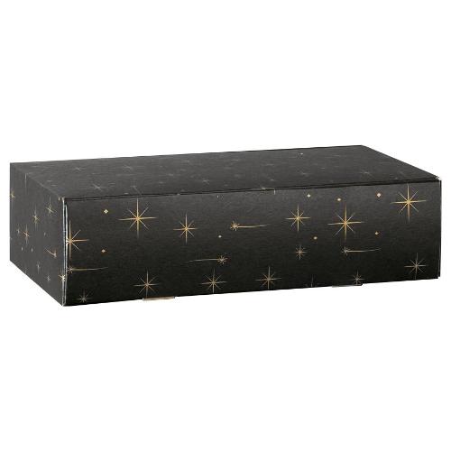 Scotton Scatola regalo Cantinetta per 2 Bottiglie COSTELLATION Nero (34x18,5x9 cm) 38901