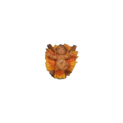 Rossi Rosa Statua Gesu' Wood presepe 11142BM