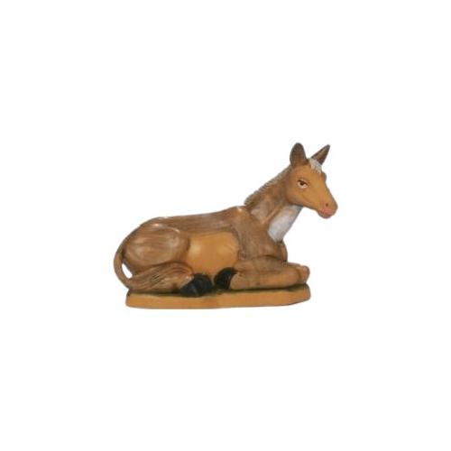 Rossi Rosa Statua Asino Wood presepe (16 cm) 11155AS