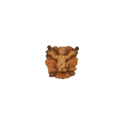 Rossi Rosa Statua Gesu' Wood presepe 11149BM
