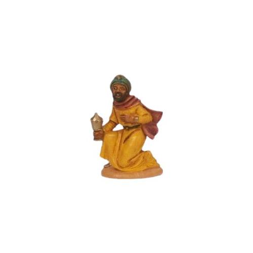Rossi Rosa Statua Re Magio Gasparre Wood presepe 11142R1