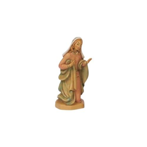 Rossi Rosa Statua Madonna Wood presepe 11155MA