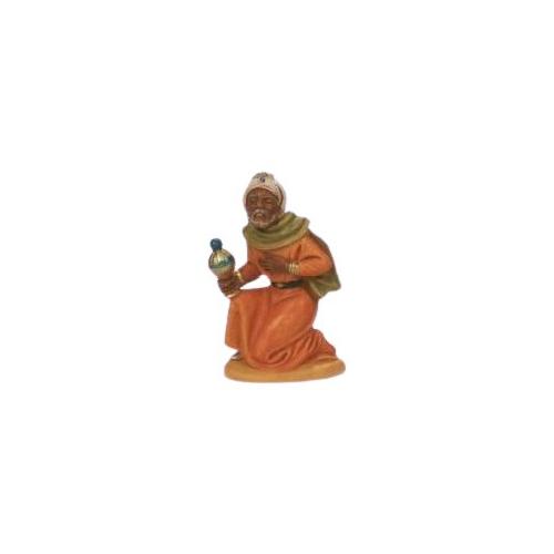 Rossi Rosa Statua Re Magio Gasparre Wood presepe 11149R1