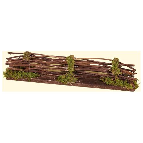 Rossi Rosa Staccionata legno30x4x6 cm presepe 86250
