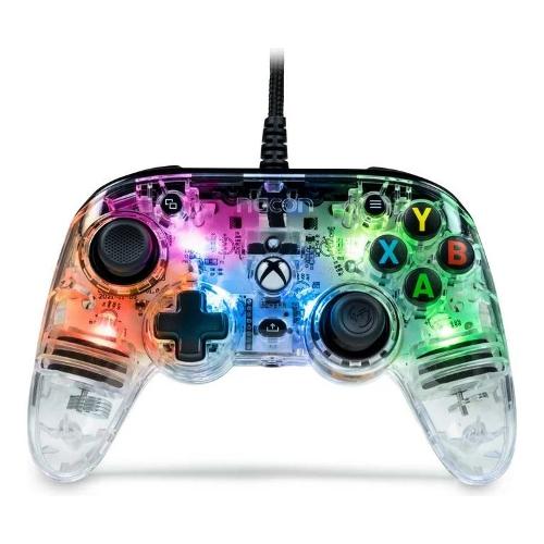 Nacon Gamepad COMPACT Pro Rgb Wired Trasparente XBXPROCOMPACTRGB
