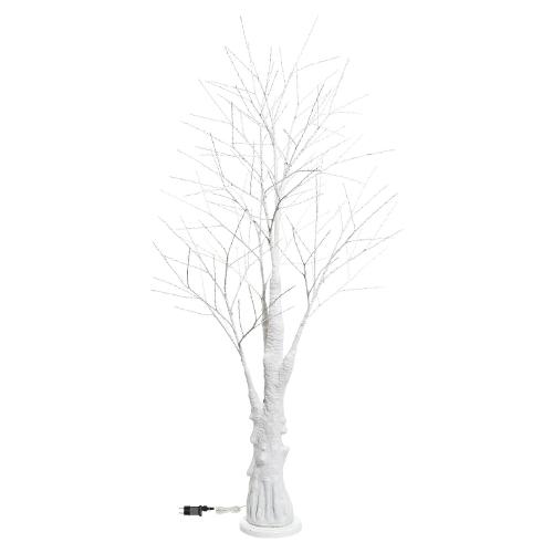 Lotti Albero di natale Micro Trunk 900 Microled e Giochi Luce Fredda Bianco 68322 (210cm)