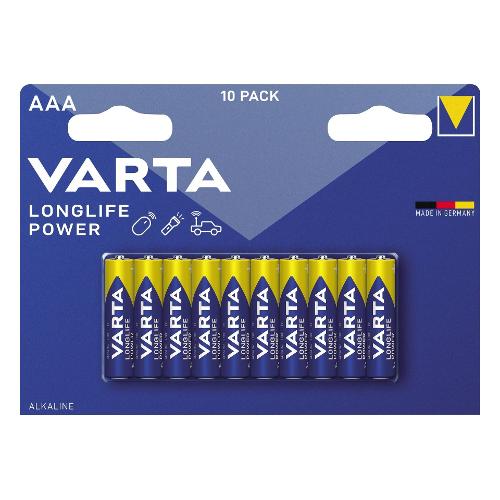 Varta Batteria Ministilo AAA Alcalina LONGLIFE POWER 10pz 04903121461