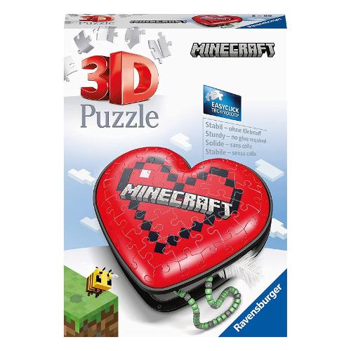 Ravensburger Puzzle Minecraft Heart (11,2x10,3x4,8cm) 3D 11285