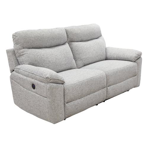 Amicasa MOON Elettrico Divano relax 3 posti lineare Grey