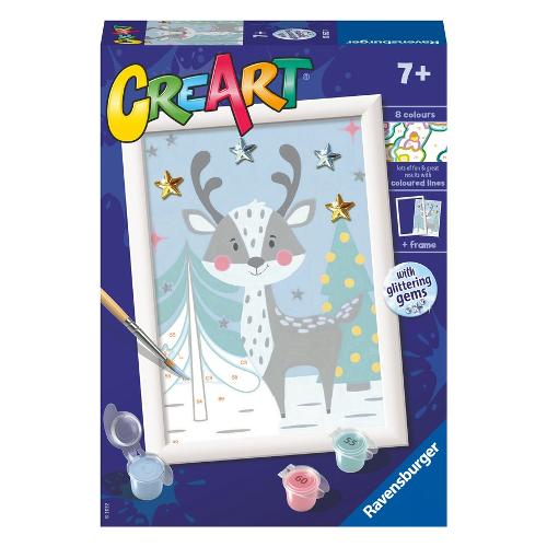 Ravensburger 28932 5 CreArt, Gattini in Autunno, Dipingere con i Numeri,  Gioco Creativo per Bambine e