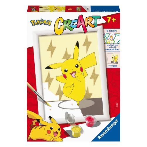 Ravensburger Set per dipingere Pokemon Pikachu CREART 20241