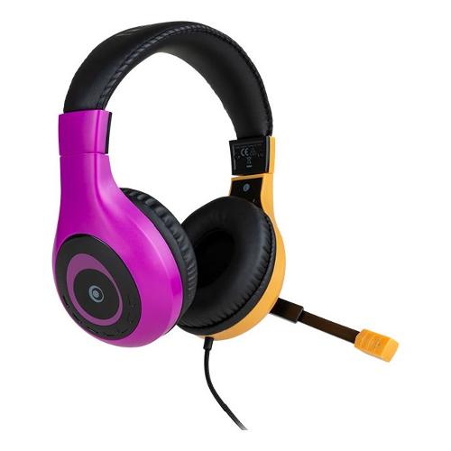 Big Ben Cuffie gaming SWITCH V1 Stereo Headset Purple e Yellow SWITCHHEADSETV1P Y
