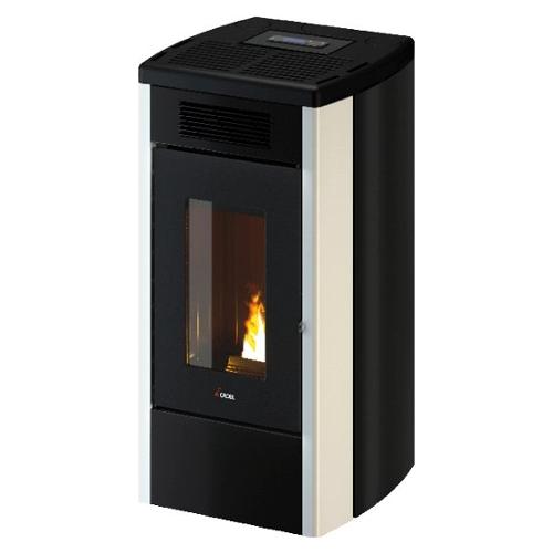 Cadel Stufa pellet 14kW ATENA Plus 14 Bianco 4 stelle Classe A+ 7022183