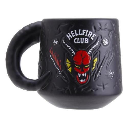 Paladone Tazza mug Ceramica (400ml) Hellfire Club Demon STRANGER THINGS Nero PP9938ST