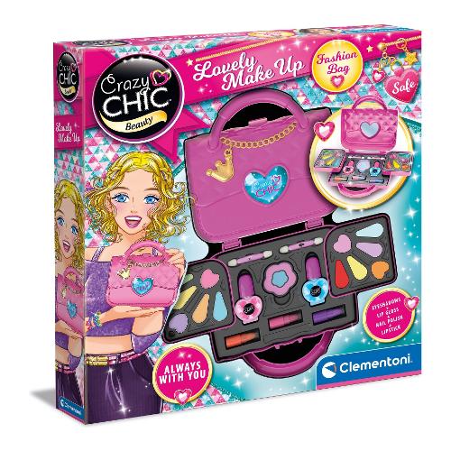 Clementoni Crazy Chic Lovely Make Up Delfino - Trousse con Trucchi