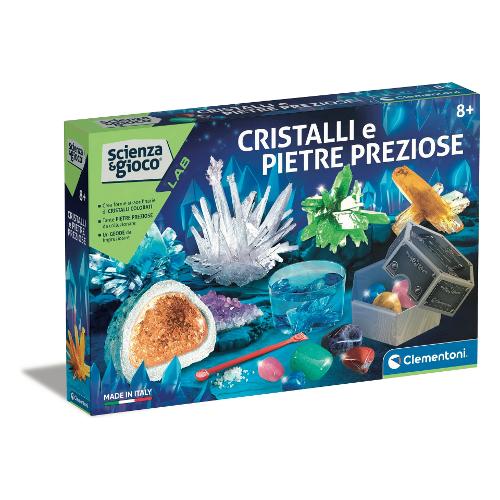 Clementoni Gioco educativo Cristalli Giganti e Pietre 8-12a SCIENZA E GIOCO 19314