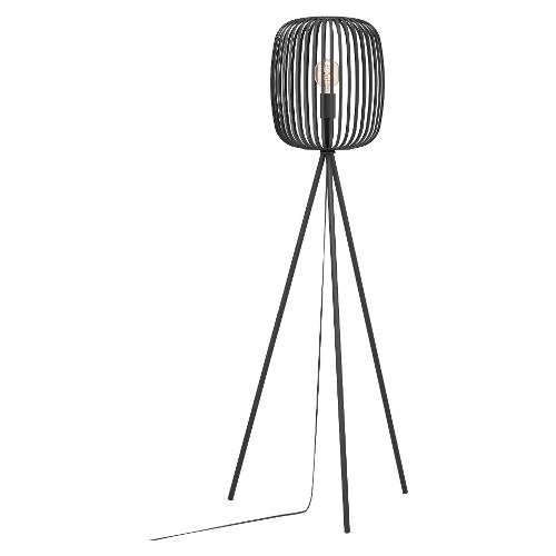 Eglo Lampada da terra ROMAZZINA Nero 900522 (32,5x140,5cm) 1 luce - E27 - Max 40W