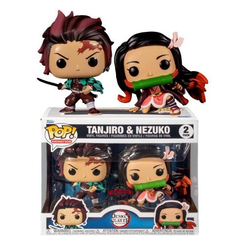 Funko POP ANIMATION Demon Slayer Tanjro + Nezuko Pack 62710