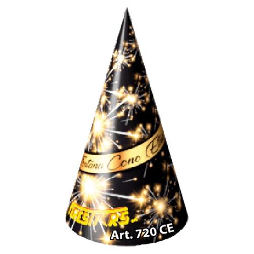 Firestars Giochi pirici 6 pz Fontane Coni CE 720 (2,8x5,6 cm)