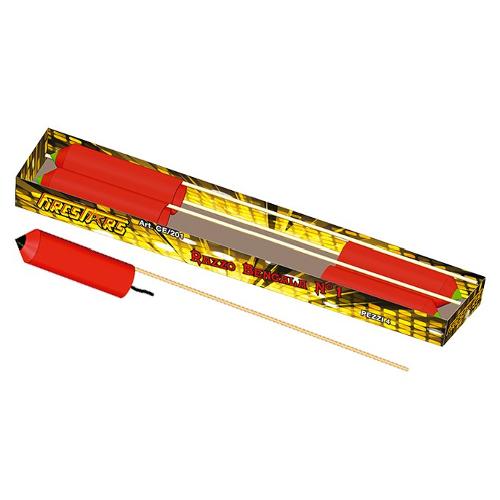 Firestars Giochi pirici 2 pz Bengala Razzo CE 210 (2x50 cm)