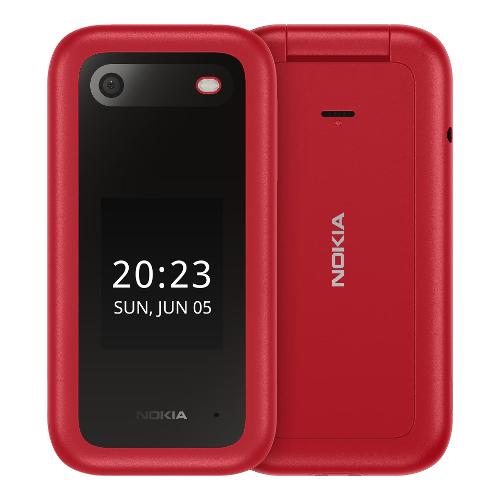 Nokia Cellulare 4G Lte 2660 FLIP Dual Sim Red 1GF011OPB1A03