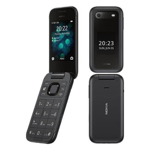 Nokia Cellulare 4G Lte 2660 FLIP Dual Sim Black 1GF011OPA1A01