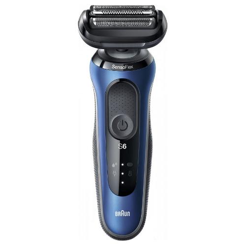 Braun Rasoio barba SERIES 6 Sensoflex Blue e Black 61 B1200S