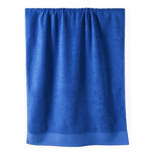 Happidea Telo bagno TINTA UNITA (150x100cm) Spugna IM311 Royal