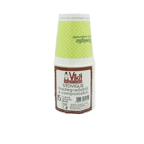 Virinnova Bicchieri monouso VIKIT Giallo 15pz 2400306