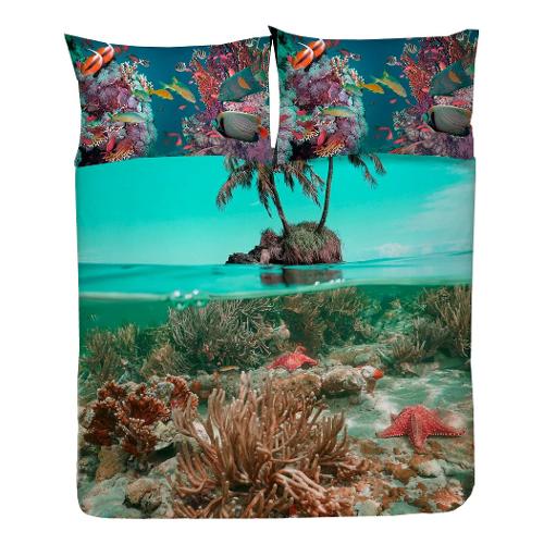 Happidea Parure copripiumino due piazze DOVER 0170 08E