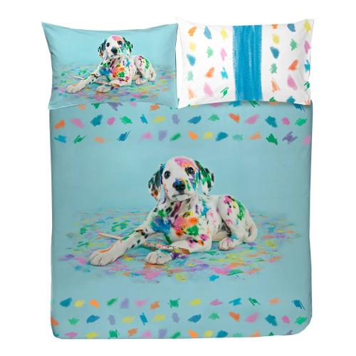Happidea Parure copripiumino due piazze VAN DOG 0166 08E