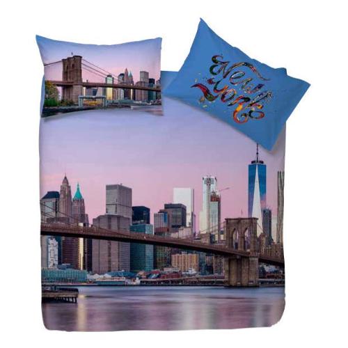 Happidea Parure copripiumino due piazze THE BIG APPLE 0217 08E
