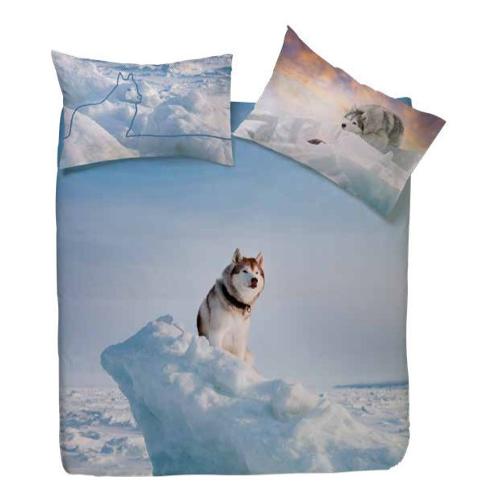 Happidea Parure copripiumino due piazze WOLF 0226 08E