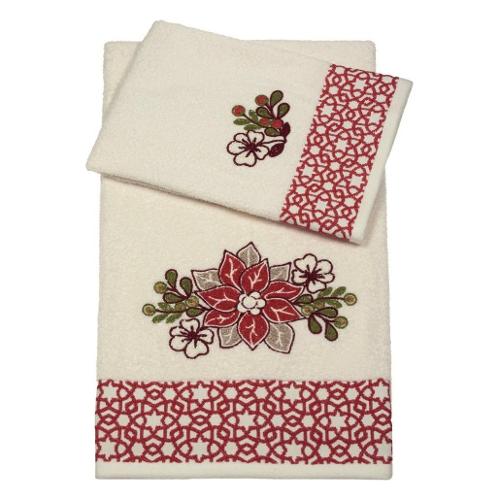 Vingi Set asciugamani Natale STELLA Spugna Assortito P5543