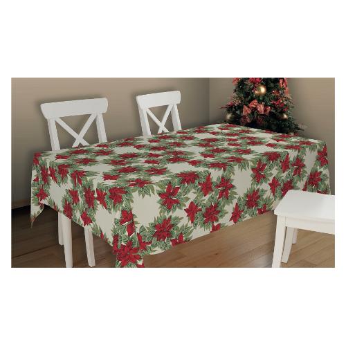 Vingi Tovaglia Natale ARMONY Star Panna (240x140cm) P5527